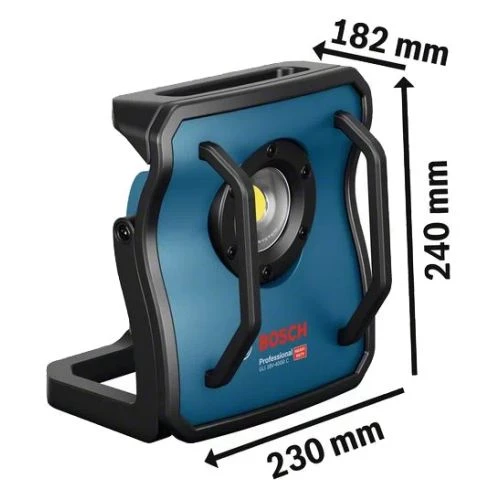 Projecteur de chantier sans-fil Bosch GLI 18V-4000 C Professional 18 V solo 8 Projecteur de chantier sans-fil Bosch GLI 18V-4000 C Professional 18 V solo – Image 6