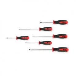 Jeu de 6 tournevis Hanger Ă fente et cruciformes PZ