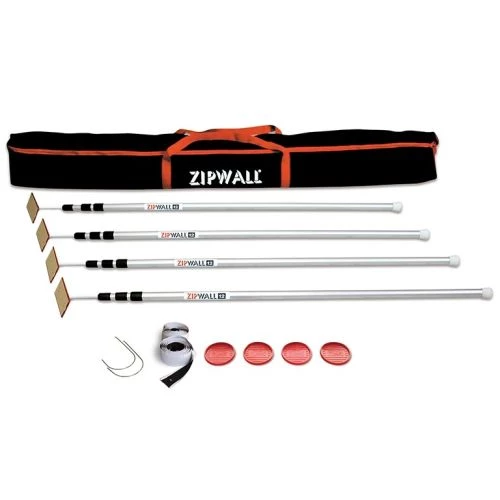 Lot de 4 perches à ressort Zipwall en aluminium - ZIP-SLP4 3 Lot de 4 perches à ressort Zipwall en aluminium - ZIP-SLP4