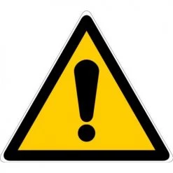 Pictogrammes d’avertissement de danger Novap triangulaires
