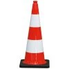 Cône plastique Taliaplast pied caoutchouc -Pas Cher Materiel de chantier Magasin AFD 120061