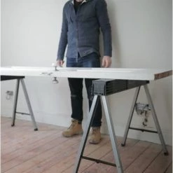 Lot de 2 tréteaux Stanley pliables - 1-97-475 -Pas Cher Materiel de chantier Magasin AFD 123511