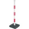 Poteau sur socle à lester Novap Rouge/Blanc - 2001083 -Pas Cher Materiel de chantier Magasin AFD 141938