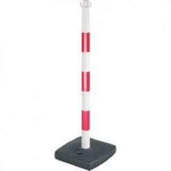 Poteau sur socle à lester Novap Rouge/Blanc - 2001083