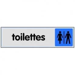 Plaque toilettes H/F Novap en plexi couleur - 4033686