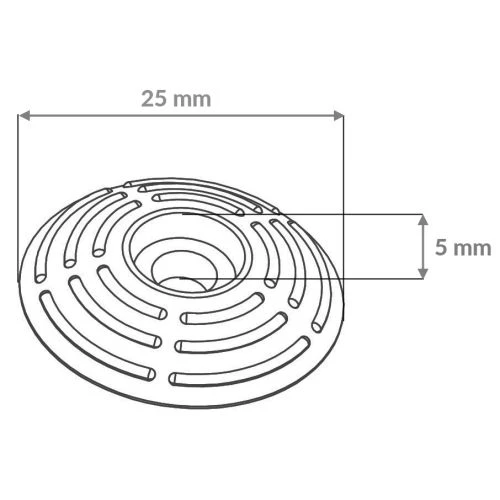 Kit de 200 pastilles Wattelez podotactiles à visser WACCESS® 4 Kit de 200 pastilles Wattelez podotactiles à visser WACCESS® – Image 2
