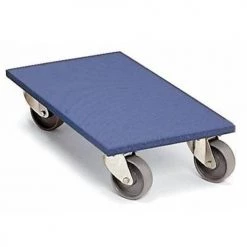 Plateau roulant Manuest synthétique bleu 500 kg - MXTS13N4N