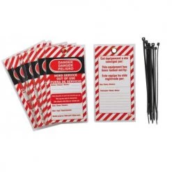 Lot de 10 étiquettes de consignation FTH Thirard langue FR/GB/ES