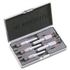 Coffret de 5 tournevis Micro-tech® Fente - Phillips® Facom AEF.J1PB