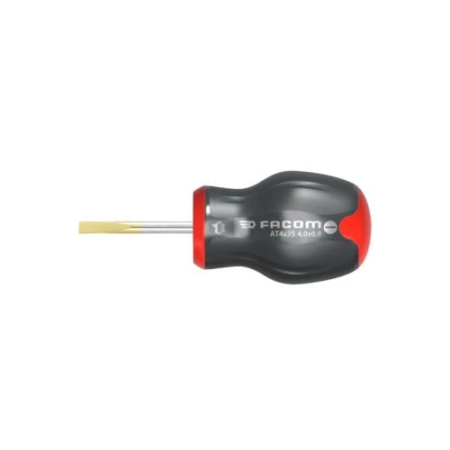 Tournevis Protwist® Facom fente lame courte manche boule AT 3 Tournevis Protwist® Facom fente lame courte manche boule AT